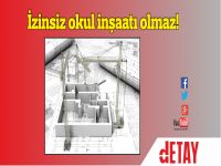 Gazimağusa'da izinsiz okul inşaatı!