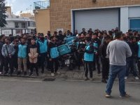 Güney Kıbrıs'ta Wolt paketçileri düşük maaş ve güvenlik gerekçesiyle grevde