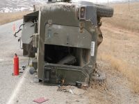 Ardahan'da Askeri araç devrildi: Çok sayıda yaralı var