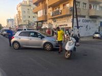 Mağusa'da korkutan kaza