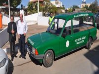 Cenaze aracı hibe edildi                 