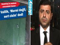 Demirtaş’ın makam aracındaki hasar: Valilik, ‘Mermi değil, sert cisim’ dedi