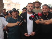 Çeler'den hayvan üreticilerinin eylemine destek