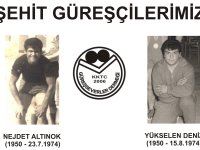 Şehit güreşçiler anıldı
