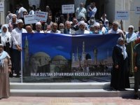 Töre, hacı adaylarını kutsal topraklara uğurlama merasimine katıldı!