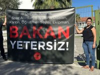 CTP'den Lapta Yavuzlar Lisesi'nde eylem: "Bakan yetersiz"