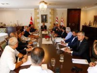 Cumhurbaşkanlığı'nda Kıbrıs konulu istişare toplantısı yapıldı