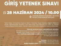 Yakın Doğu Üniversitesi Müzik Öğretmenliği Yetenek Sınavı 28 Haziran’da