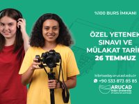 ARUCAD Özel Yetenek sınavı 26 Temmuz'da... %100 burs imkanı...