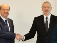 Cumhurbaşkanı Tatar, Azerbaycan Cumhurbaşkanı Aliyev ile bir araya geldi