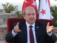 Ersin Tatar: AB, Kıbrıs’ın Yunan adası olmasını istiyor, biz ayrı bir halkız!