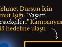 Mehmet Dursun İçin Umut Işığı: "Yaşam Destekçileri" Kampanyası %45 hedefine ulaştı