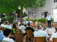 Harmancı, kanalizasyon çalışmalarına ilişkin bölge sakinleri ve esnafını bilgilendirdi