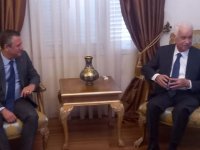 Özgür Özel, Eroğlu'nu ziyaret etti