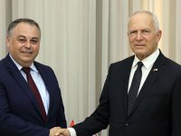 Meclis Başkanı Töre, Bişkek Temsilcisi olarak atanan Tahir’i kabul etti