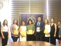 BİTEK Projesi Kapsamında Birinci Gelen Öğrenciden DAÜ Rektörlüğü’ne Ziyaret