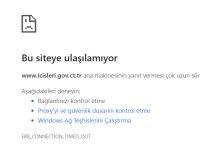 Af çıktı, yoğunluktan İçişleri Bakanlığı sitesine ulaşılamıyor