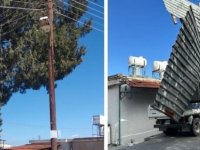 Şiddetli fırtına yoğun arızalara neden oldu