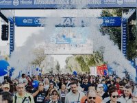 Lefkoşa Maratonu’nda binlerce kişi kahramanlarımızla zafere koştu