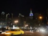 Empire State binasının ışıkları Soçi için yandı