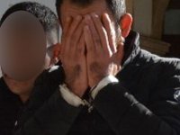 Hırsızlık yaparken suçüstü yakalandı