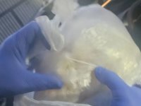 Baf'ta bir kiloya yakın kokain ele geçirildi