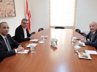 Erhürman, İsviçre’nin Lefkoşa Büyükelçisi Christoph Burgener’i kabul etti