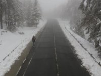 Büyük donma devam ediyor, Trodos'a giden tüm yollar tehlikeli