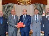 Cumhurbaşkanı Tatar, TSK Güçlendirme Vakfı KKTC Fahri Tanıtım Kurulu’nu kabul etti