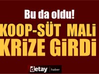 Koop-Süt'de büyük mali kriz! Çalışanlar ödenemedi!