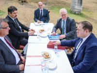 Erhürman ile Doughty görüştü