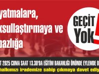 Öğretmenler sokağa çıkıyor...