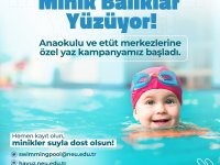 Minikler Yüzerek Sağlıklı Büyüyor!