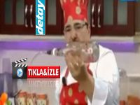Yemek Programında Şok Kaza! Şişe roket gibi fırladı