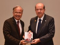 Cumhurbaşkanı Tatar, EİT Genel Sekreteri Büyükelçi Khan ile görüştü