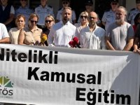 KTÖS, Milli Eğitim Bakanlığı önünde eylem yaptı: Okulları ve kadrolarını Eylüle kadar hazırlayın
