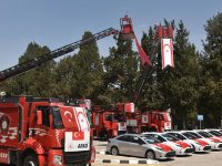 Türkiye tarafından hibe edilen 29 araç, törenle Polis Genel Müdürlüğü’ne teslim edildi