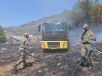 Dikmen'de yangına anında müdahale...