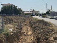 Mesarya Belediyesi, yağmur suyu drenaj ve  kaldırım çalışmalarını sürdürüyor