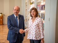 Tatar, BM Genel Sekreteri Kıbrıs Kişisel Temsilcisi Holguín’i kabul etti