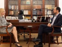 Hristodulidis, ABD Büyükelçisi Davis ile görüştü: Kıbrıs sorunu ve ikili ilişkiler ele alındı