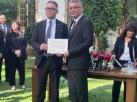 6’ncı Cumhurbaşkanı Tufan Erhürman, mazbatasını aldı