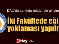 DAÜ'de görevden alınan dekanlar büyük bir destekle yeniden seçildi