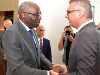 Erhürman-Diagne ile görüştü