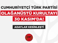 CTP Olağanüstü Kurultayı 30 Kasım’da