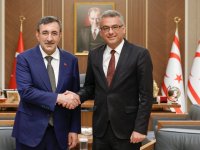 Erhürman, Cevdet Yılmaz’ı kabul etti