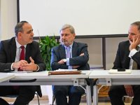 Harmancı, Hahn ve Prountzos ile bir araya geldi