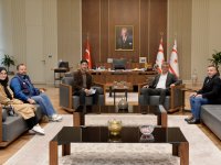 Erhürman, Bağımsız İlahiyatçılar İnisiyatifi Başkanı ve beraberindeki heyeti kabul etti.