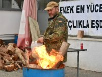 Güzelyurt'ta eylem ateşi yandı