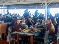 İskele Belediyesi personeli yeni yıl yemeğinde bir araya geldi